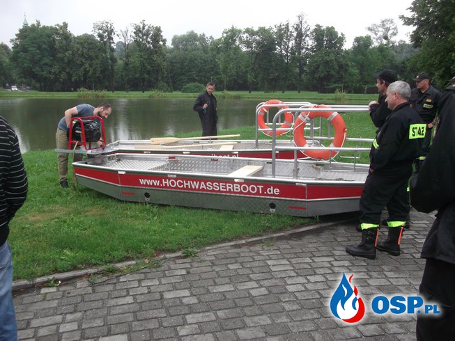 Pokaz łodzi ratowniczych OSP Ochotnicza Straż Pożarna