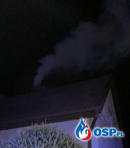 Pożar przewodu kominowego OSP Ochotnicza Straż Pożarna