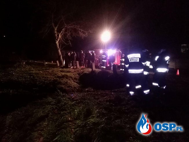 Wypadek Drogowy w miejscowości Lubin OSP Ochotnicza Straż Pożarna