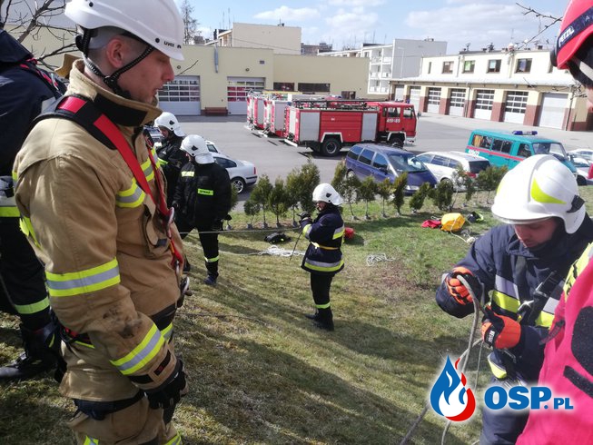 Szkolenie z zakresu ratownictwa wysokościowego OSP Ochotnicza Straż Pożarna