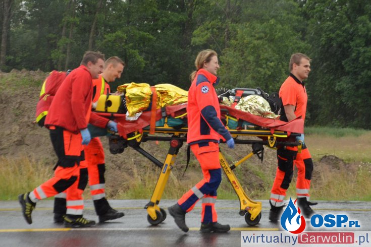 31 osób poszkodowanych w karambolu na DK 17 pod Gończycami! OSP Ochotnicza Straż Pożarna