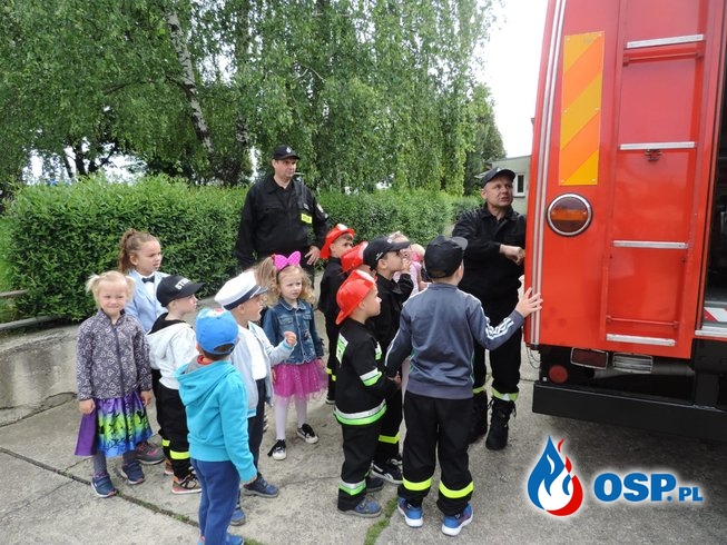 Wizyta w przedszkolu OSP Ochotnicza Straż Pożarna