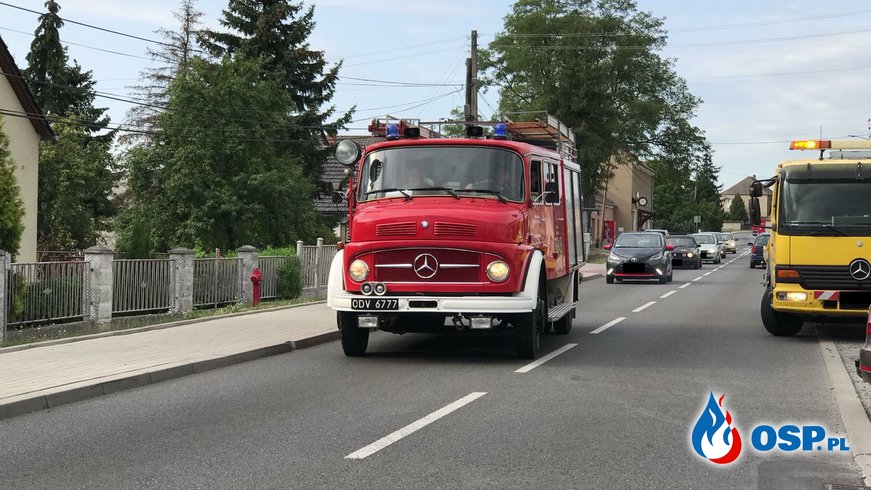 Wypadek z udziałem trzech samochodów osobowych w miejscowości Górki OSP Ochotnicza Straż Pożarna