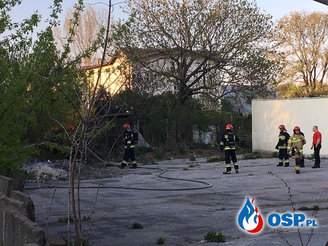Pożar śmieci w Mątwach OSP Ochotnicza Straż Pożarna