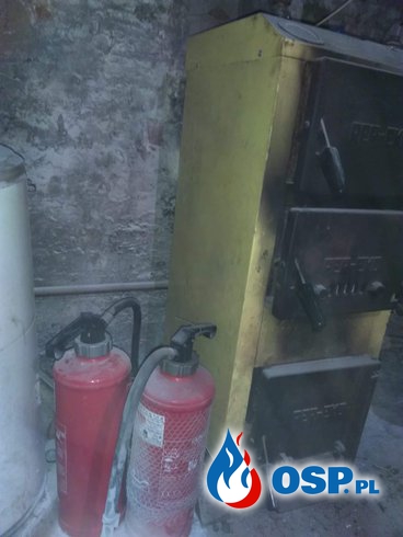 Pożar przewodu kominowego w Krzymowie OSP Ochotnicza Straż Pożarna