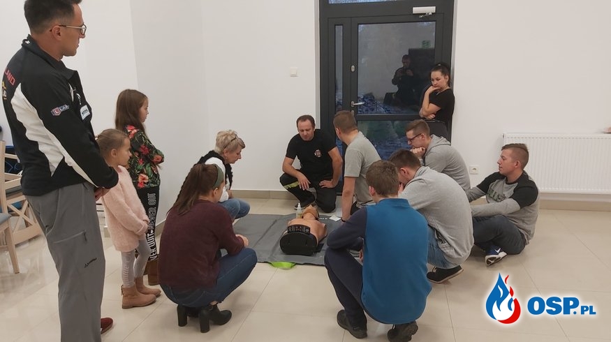 Szkolenie z podstaw w zakresie udzielania pierwszej pomocy. OSP Ochotnicza Straż Pożarna