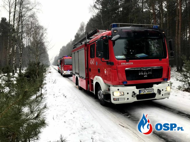 Wypadek drogowy Grabowo-Gołąbki OSP Ochotnicza Straż Pożarna