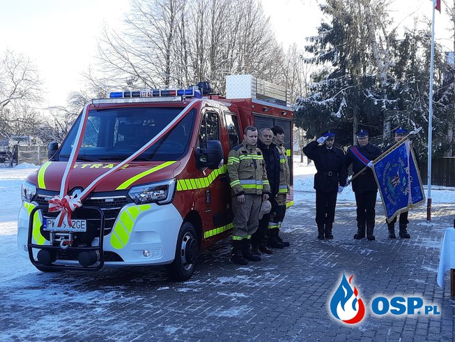 Przekazanie nowego lekkiego samochodu ratowniczo-gaśniczego OSP Ochotnicza Straż Pożarna