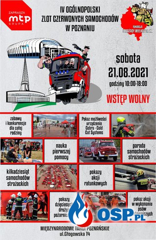 Już w sobotę Ogólnopolski Zlot Czerwonych Samochodów! OSP Ochotnicza Straż Pożarna