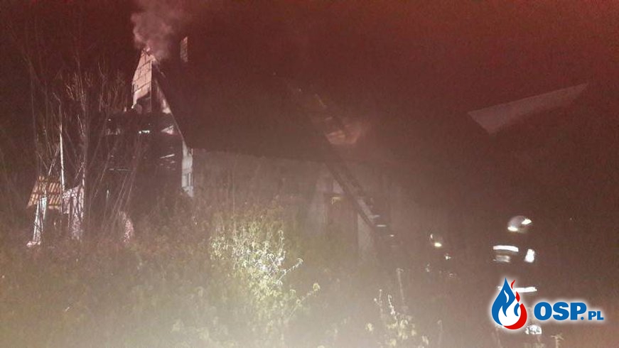 Mężczyzna zginął w nocnym pożarze w Maciejowej OSP Ochotnicza Straż Pożarna
