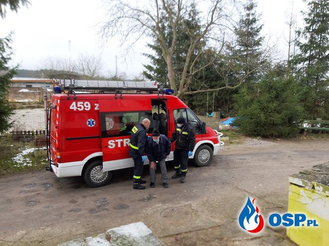Pomagamy w dotarciu do punktu szczepień OSP Ochotnicza Straż Pożarna