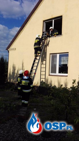 Pożar mieszkania w Tadeuszewie OSP Ochotnicza Straż Pożarna
