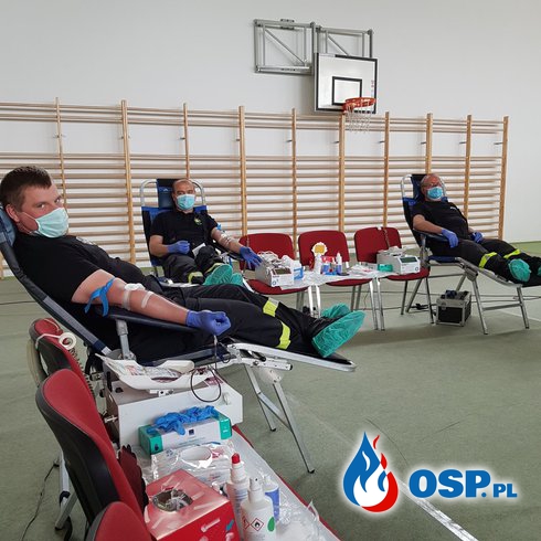 Akcja poboru krwi w Grzegorzewie OSP Ochotnicza Straż Pożarna