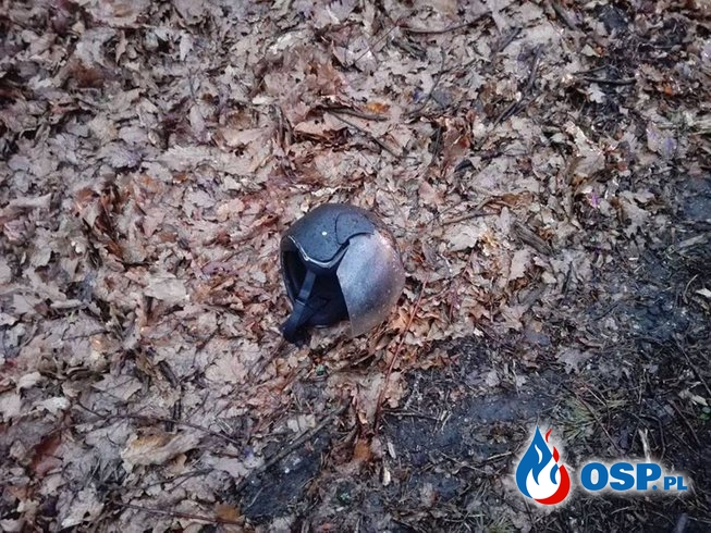 Groźny wypadek między Dąbrowa Chełmińska a nowym dworem OSP Ochotnicza Straż Pożarna