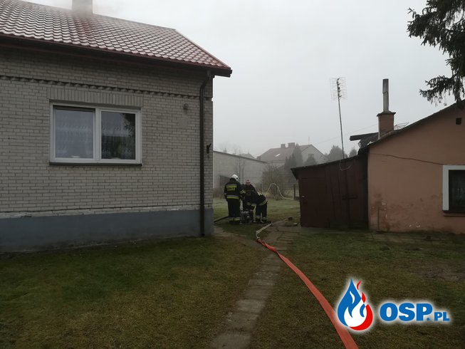 Woda w piwnicy przy ul. Płońskiej Nowe Miasto OSP Ochotnicza Straż Pożarna