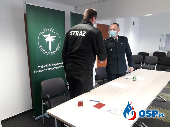 Radiowóz Inspekcji Transportu Drogowego trafił do OSP Rozprza OSP Ochotnicza Straż Pożarna