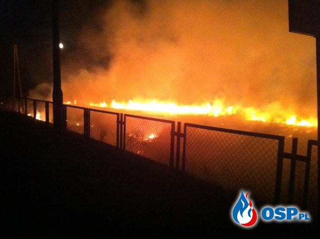 Pożaru Nasypu Kolejowago OSP Ochotnicza Straż Pożarna