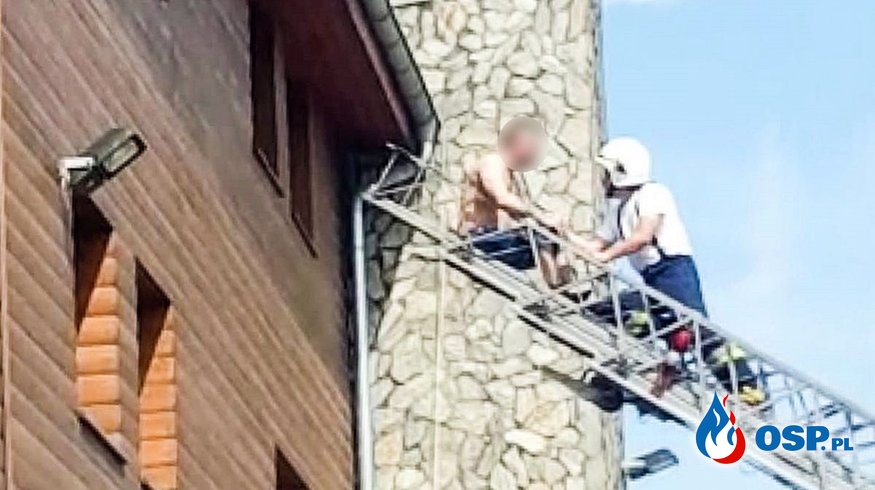 Strażak OSP uratował desperata, który chciał popełnić samobójstwo OSP Ochotnicza Straż Pożarna