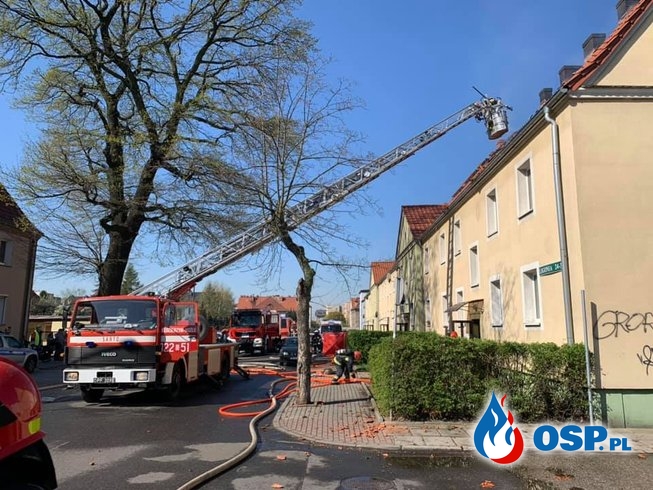 Trzy osoby zginęły w pożarze kamienicy w Kędzierzynie-Koźlu OSP Ochotnicza Straż Pożarna