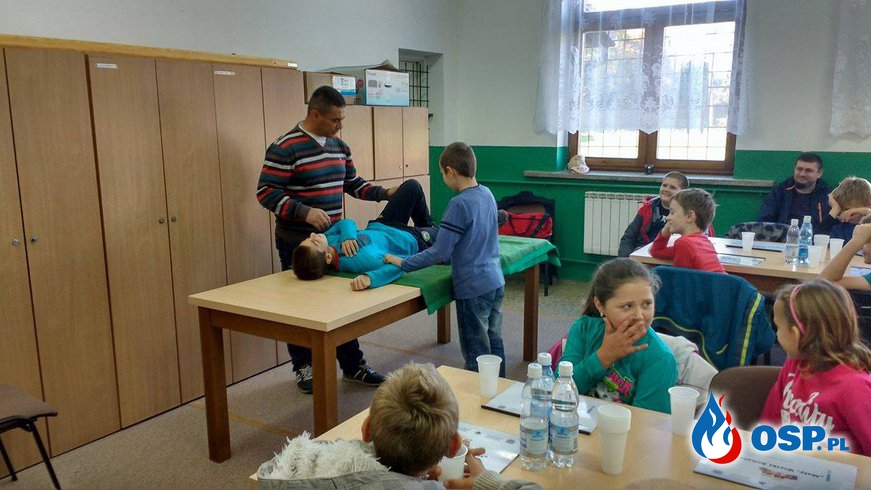 Mały, Wielki Bohater! –szkolenie przedszkolaków i podstawówki OSP Ochotnicza Straż Pożarna