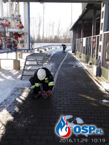 Pożar w Terminalu Gazu Płynnego ORLEN Paliwa Sp. z o. o. w Sokółce – ćwiczenia OSP Ochotnicza Straż Pożarna