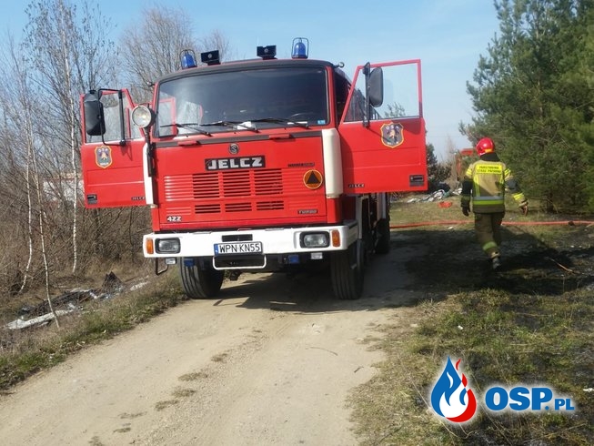 Pożar trawy w miejscowości Dalanówek OSP Ochotnicza Straż Pożarna