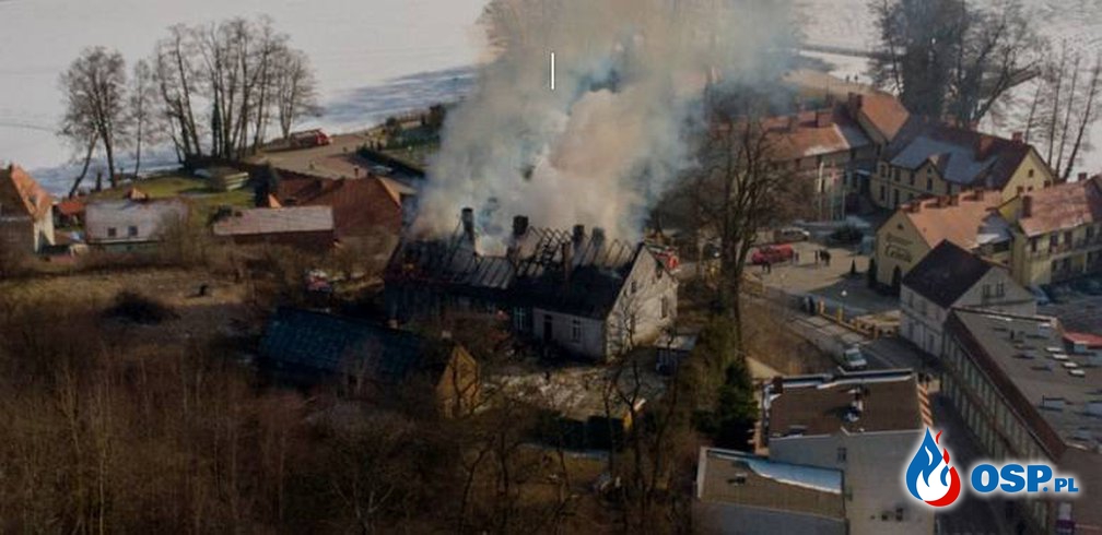 Pożar domu w Łagowie Lubuskim OSP Ochotnicza Straż Pożarna