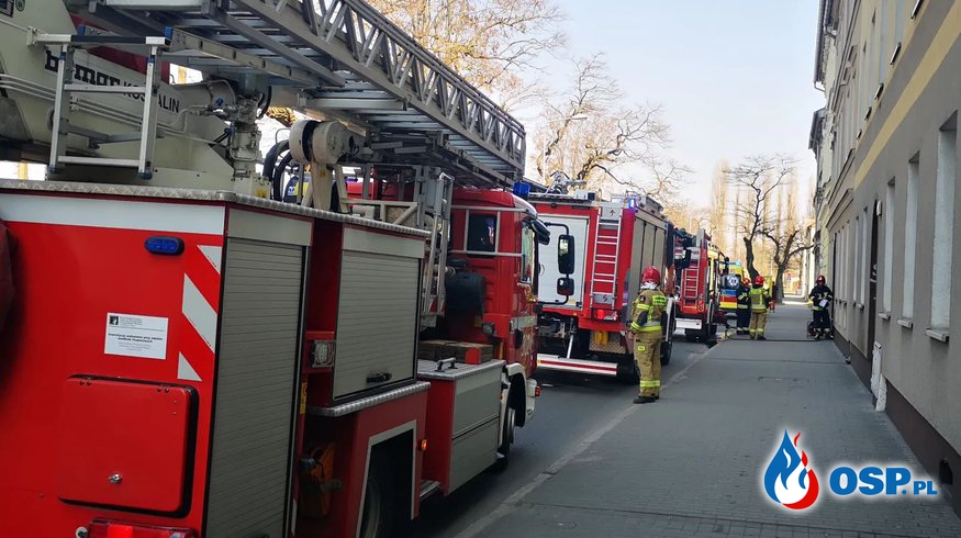 Tragiczny pożar mieszkania w Gorzowie Wielkopolskim. Zginął mężczyzna. OSP Ochotnicza Straż Pożarna
