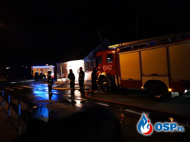 Pożar budynku mieszkalnego w Krajniku Dolnym OSP Ochotnicza Straż Pożarna