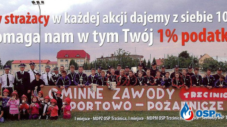 1 % podatku dla Ochotniczej Straży Pożarnej w Trzcinicy OSP Ochotnicza Straż Pożarna