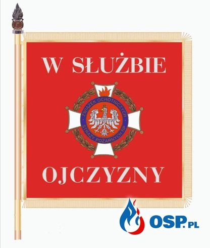 Nasz nowy sztandar OSP Ochotnicza Straż Pożarna