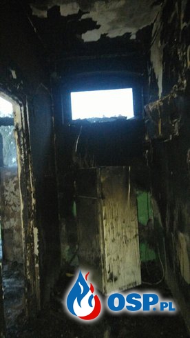 02-11-17 godz. 5:36 - pożar budynku OSP Ochotnicza Straż Pożarna
