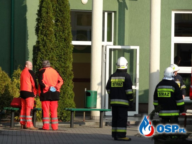 Pożar szatni w hali sportowej we Wronkach. OSP Ochotnicza Straż Pożarna