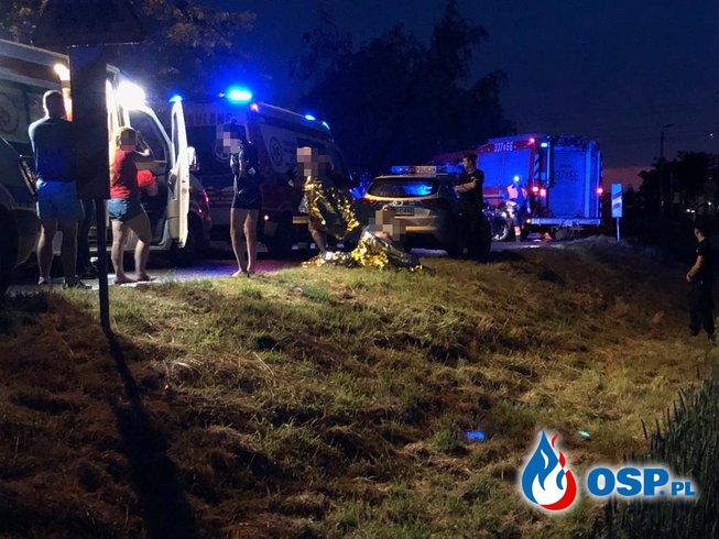 5 osób zginęło w wypadku na przejeździe w Nowej Wsi Kąckiej pod Wrocławiem OSP Ochotnicza Straż Pożarna