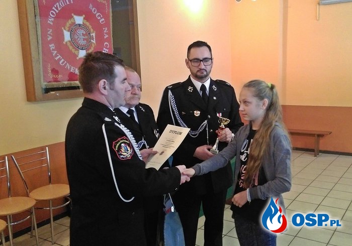 Ogólnopolski Turniej Wiedzy Pożarniczej „Młodzież zapobiega pożarom” 2018 - etap gminny OSP Ochotnicza Straż Pożarna
