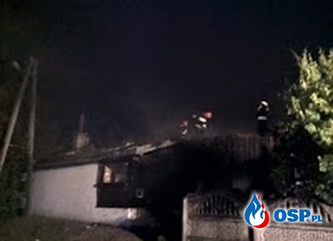 Interwencja 4/2016 Pożar domu jednorodzinnego w miejscowości Gulzów OSP Ochotnicza Straż Pożarna