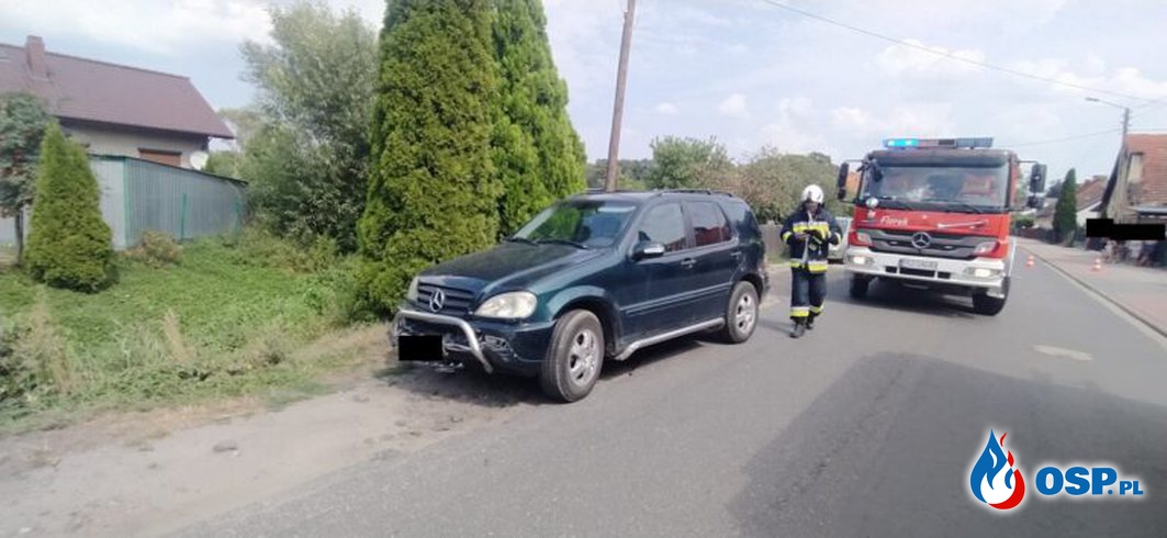 Nowa Wieś – wypadek drogowy, jedna osoba poszkodowana OSP Ochotnicza Straż Pożarna