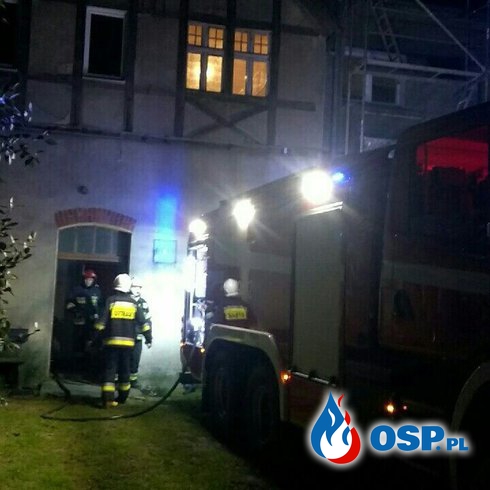 Pożar poddasza OSP Ochotnicza Straż Pożarna