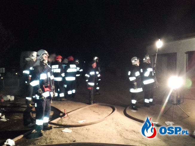 Pożar poddasza w miejscowości Pakosław OSP Ochotnicza Straż Pożarna