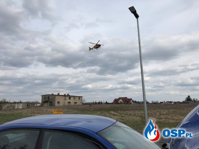 74/2021 Groźny wypadek na ul. Odrzańskiej OSP Ochotnicza Straż Pożarna