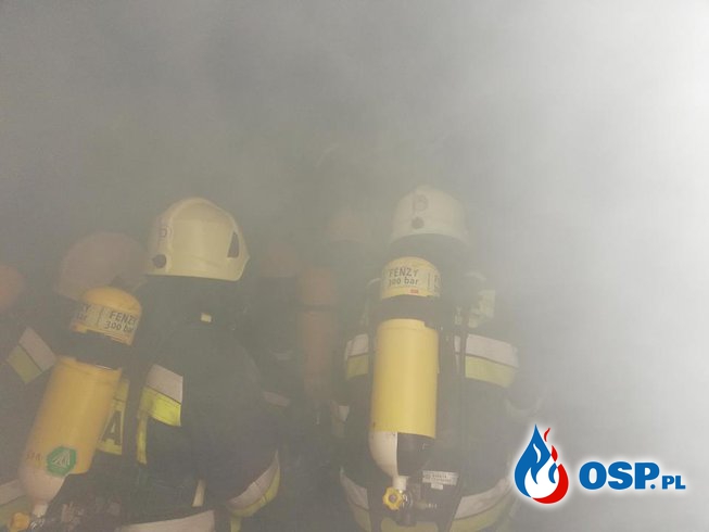 Szkolenie z zakresu pożarów wewnętrznych. OSP Ochotnicza Straż Pożarna