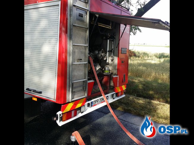 Wypadek przed miejscowością Biała OSP Ochotnicza Straż Pożarna