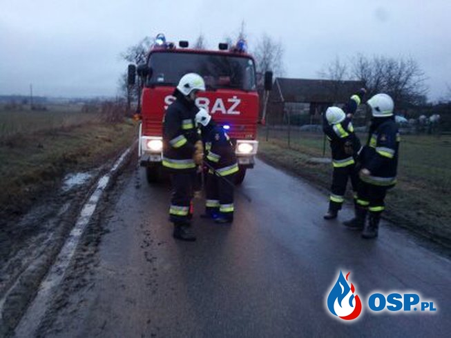 Neutralizacja plamy ropopochodnej OSP Ochotnicza Straż Pożarna
