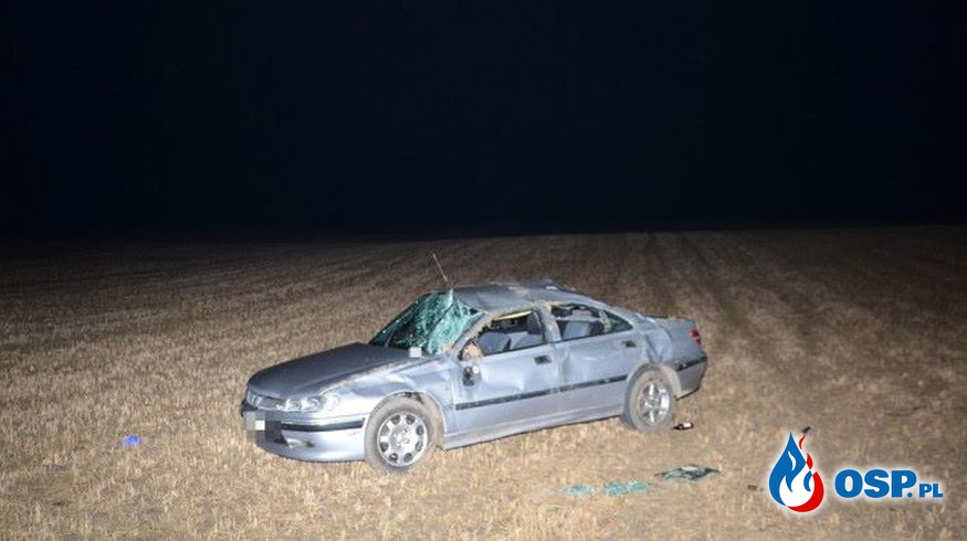 Wypadek drogowy w miejscowości Janiszewo! OSP Ochotnicza Straż Pożarna