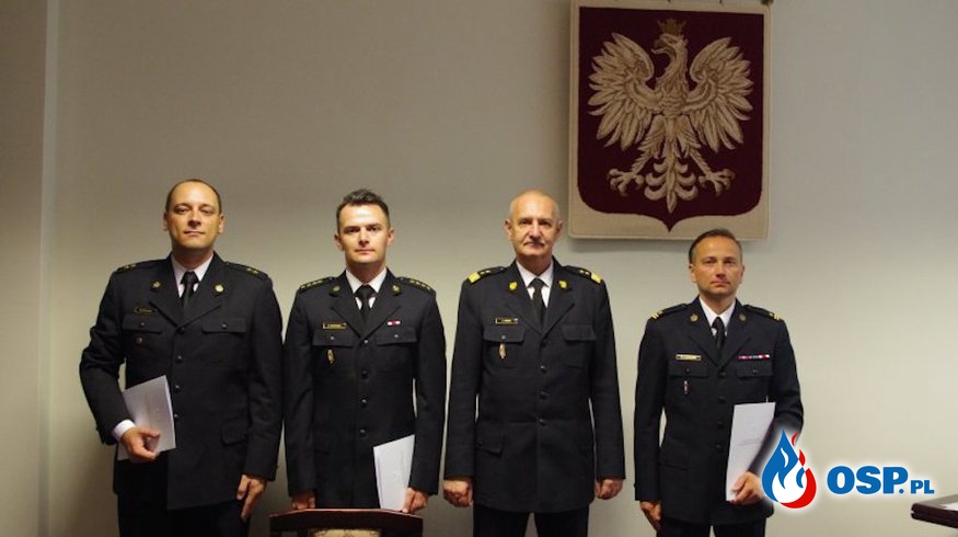 Dowódcy GFFFV Poland w Szwecji nagrodzenie przez MSWiA. OSP Ochotnicza Straż Pożarna