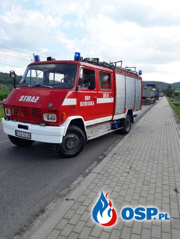 Groźnie wyglądający wypadek w Siedliskach OSP Ochotnicza Straż Pożarna