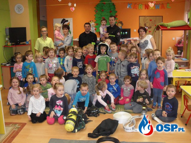 Wizyta w Przedszkolu Bajka w Lubaszu OSP Ochotnicza Straż Pożarna