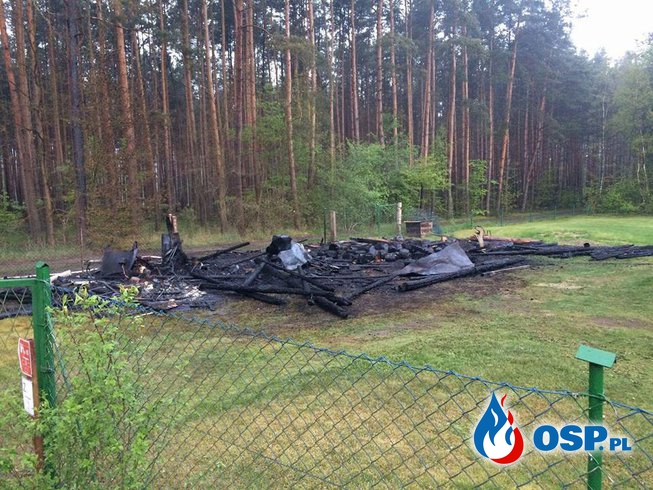 15.05.2017 Pożar budynku gospodarczego OSP Ochotnicza Straż Pożarna
