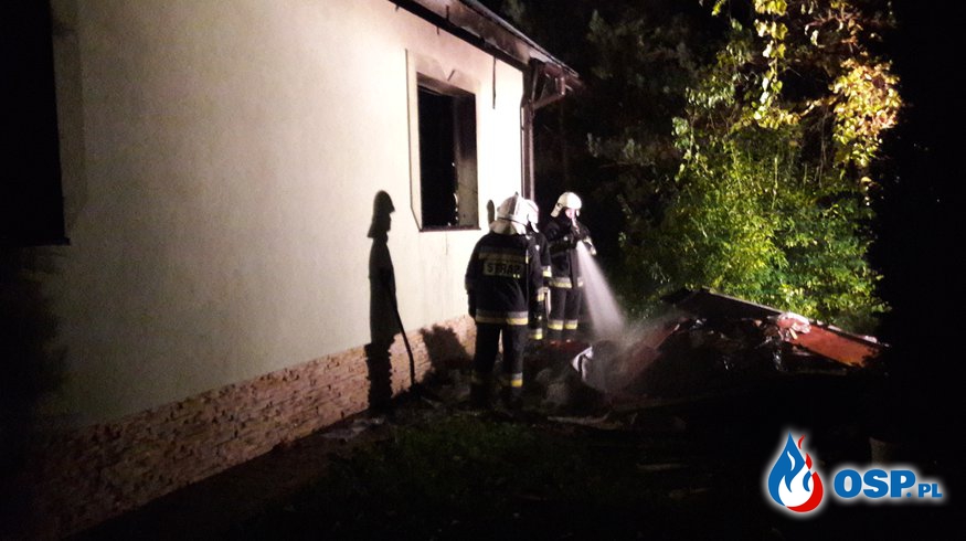 Pożar budynku mieszkalnego w Karwodrzy OSP Ochotnicza Straż Pożarna