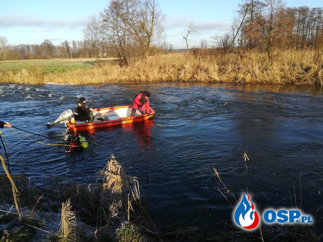 Kolejny dzień poszukiwań na rzece Sona OSP Ochotnicza Straż Pożarna